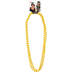 ΚΟΛΛΙΕ SET OF 2 GOLD BEADED NECKLACES 40 cm