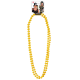ΚΟΛΛΙΕ SET OF 2 GOLD BEADED NECKLACES 40 cm