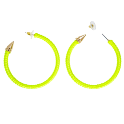ΣΚΟΥΛΑΡΙΚΙΑ NEON YELLOW EARRINGS