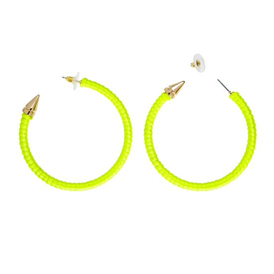 ΣΚΟΥΛΑΡΙΚΙΑ NEON YELLOW EARRINGS