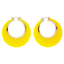 ΣΚΟΥΛΑΡΙΚΙΑ YELLOW & GOLD DISCO EARRINGS