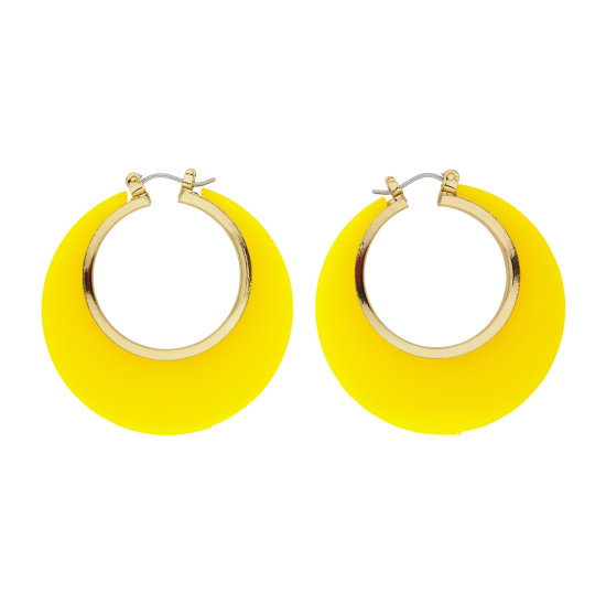 ΣΚΟΥΛΑΡΙΚΙΑ YELLOW & GOLD DISCO EARRINGS