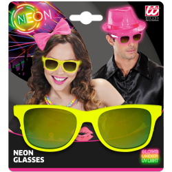 ΓΥΑΛΙΑ 80's NEON YELLOW GLASSES WITH REVO LENSES