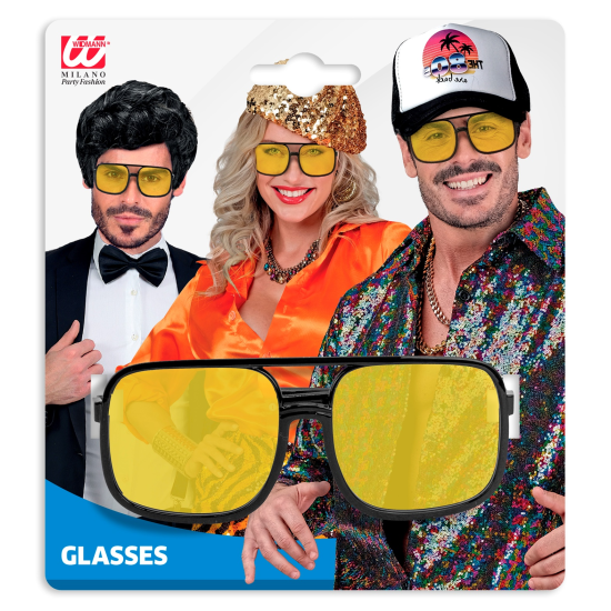 ΓΥΑΛΙΑ THE 90s HIP HOP GLASSES WITH YELOOW LENSES