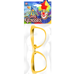 ΓΥΑΛΙΑ Yellow GIANT CLOWN GLASSES