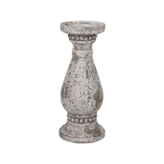 ΚΕΡΑΜΙΚΟ ΚΗΡΟΠΗΓΙΟ Fylliana FL18121 ΜΠΕΖ-ΚΑΦΕ-ΠΡΑΣΙΝΟ ΧΡΩΜΑ 11x11x27εκ