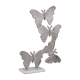 ΕΠΙΤΡΑΠΕΖΙΑ ΔΙΑΚΟΣΜΗΤΙΚΗ ΦΙΓΟΥΡΑ Fylliana Butterflies ΝΙΚΕΛ ΧΡΩΜΑ 28x9x38εκ