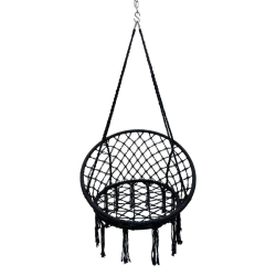 ΚΡΕΜΑΣΤΗ ΚΟΥΝΙΑ-ΑΙΩΡΑ Nala ΜΑΥΡΟ 80x80x125εκ