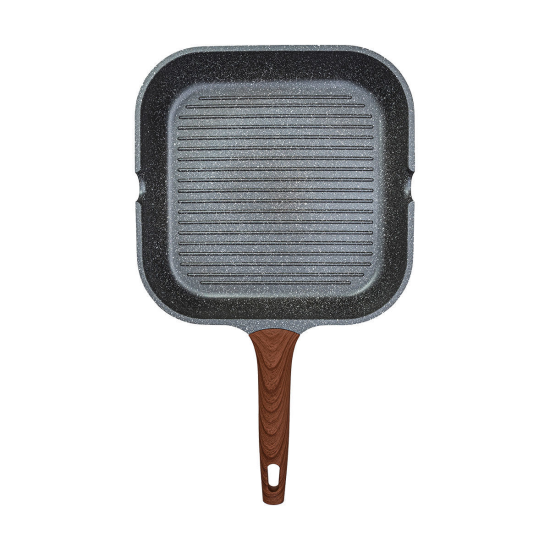 ΓΚΡΙΛΙΕΡΑ STONE ΑΝΤΙΚΟΛΛΗΤΙΚΗ ΧΥΤΟΥ ΑΛΟΥΜΙΝΙΟΥ 28cm.