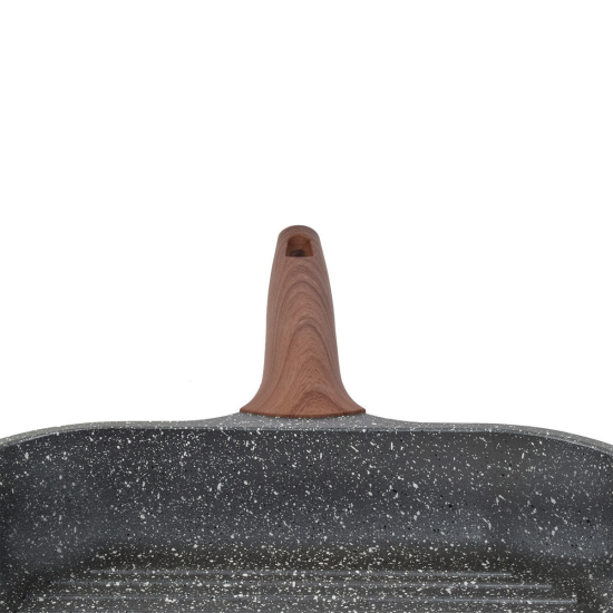 ΓΚΡΙΛΙΕΡΑ STONE ΑΝΤΙΚΟΛΛΗΤΙΚΗ ΧΥΤΟΥ ΑΛΟΥΜΙΝΙΟΥ 28cm.