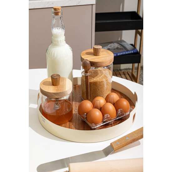 ΔΙΣΚΟΣ ΣΕΡΒΙΡΙΣΜΑΤΟΣ ALLURE ΜΕΤΑΛΛΙΚΟΣ IVORY