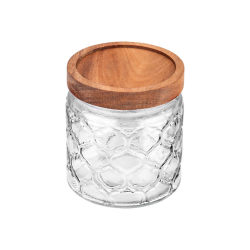 ΔΟΧΕΙΟ ΑΠΟΘΗΚΕΥΣΗΣ ALLURE ΓΥΑΛΙΝΟ 500ml 11x10cm ΑΝΑΓΛΥΦΟ