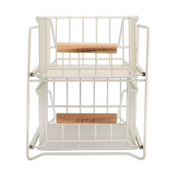 ΚΑΛΑΘΙ ΟΡΓΑΝΩΣΗΣ ALLURE ΜΕΤΑΛΛΙΚΟ 2 ΕΠΙΠΕΔΩΝ ΣΥΡΤΑΡΩΤΟ IVORY