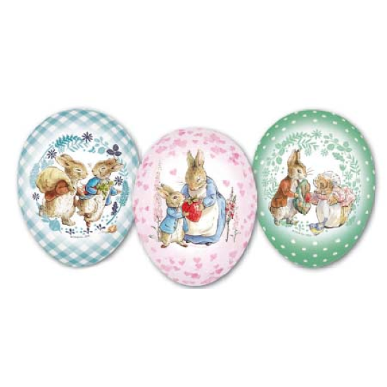 ΑΥΓΟ ΧΑΡΤΙΝΟ ΑΝΟΙΓΟΜΕΝΟ PETER RABBIT & FRIENDS 12cm 3ΣΧΔ