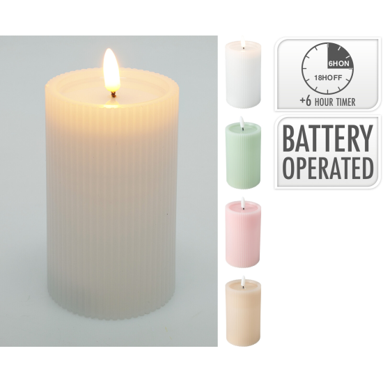 ΚΕΡΙ LED 125MM 4Σχδ ΧΡΩΜΑ