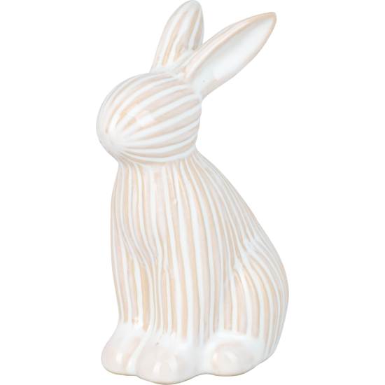 ΛΑΓΟΥΔΑΚΙ ΠΟΡΣΕΛΑΝΗ 13cm ΚΡΕΜ