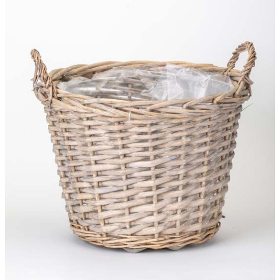 ΚΑΛΑΘΙ ΨΑΘΙΝΟ ΓΚΡΙ ΜΕ ΜΑΥΡΗ ΕΠΕΝΔΥΣΗ 30Χ24cm