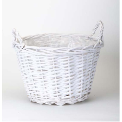 ΚΑΛΑΘΙ ΨΑΘΙΝΟ  ΑΣΠΡΟ 20Χ16cm