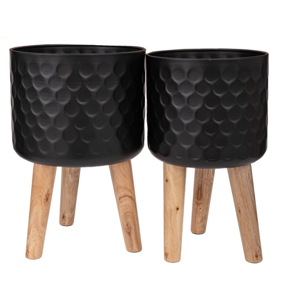 ΔΙ ΜΑΥΡΗ ΜΕΤΑΛΛΙΚΗ ΓΛΑΣΤΡΟΘΗΚΗ ΜΕ ΞΥΛΙΝΑ ΠΟΔΙΑ ΜΕΓΑΛΗ 28Χ43ΕΚ