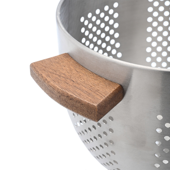 ΣΟΥΡΩΤΗΡΙ ΖΥΜΑΡΙΚΩΝ ALLURE ΑΝΟΞΕΙΔΩΤΟ 22cm ΜΕ ΞΥΛΙΝΕΣ ΛΑΒΕΣ