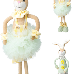 ΠΑΣΧΑΛΙΝΟ ΛΑΓΟΥΔΑΚΙ ΌΡΘΙΟ 53cm 2Σχδ