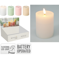 ΚΕΡΙ LED 100MM 4Σχδ ΧΡΩΜΑ