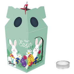 Φαναράκι με Ρεσώ Λαγουδάκια 21x9,5cm