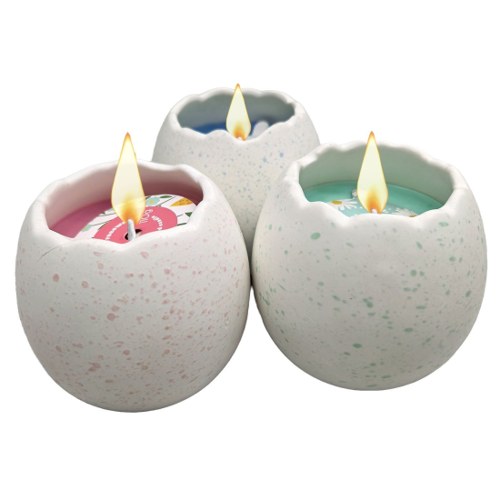 Κερί Αρωματικό σε Αυγό Πορσελάνης 8x8cm