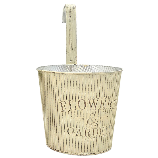 Γλαστράκι-Κασπώ Κρεμαστό Μεταλλικό Flowers & Garden Ø16x14xcm