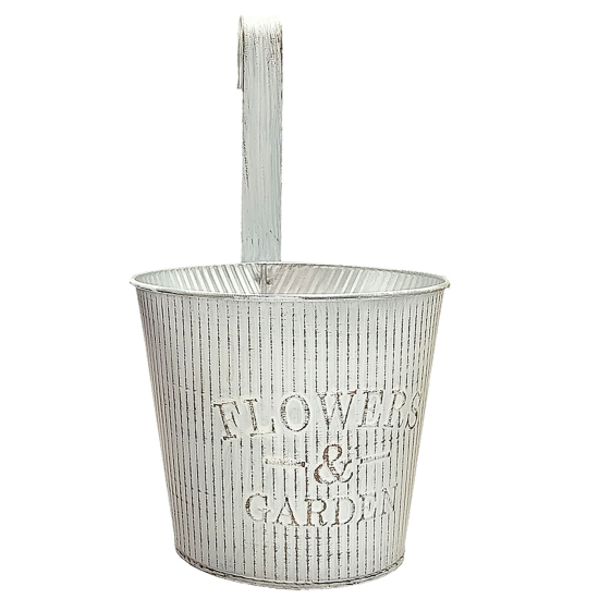 Γλαστράκι-Κασπώ Κρεμαστό Μεταλλικό Flowers & Garden Ø16x14xcm