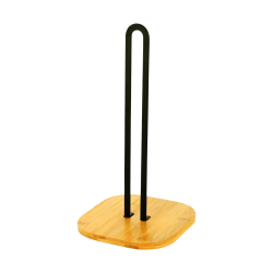 ΒΑΣΗ ΓΙΑ ΡΟΛΟ ΚΟΥΖΙΝΑΣ BAMBOO ESSENTIALS ΜΕΤΑΛΛΙΚΗ 16x16x31.3cm