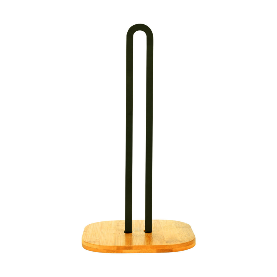 ΒΑΣΗ ΓΙΑ ΡΟΛΟ ΚΟΥΖΙΝΑΣ BAMBOO ESSENTIALS ΜΕΤΑΛΛΙΚΗ 16x16x31.3cm