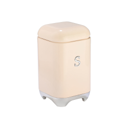 ΔΟΧΕΙΟ ΓΙΑ ΖΑΧΑΡΗ EPOQUE ΜΕΤΑΛΛΙΚΟ 11x18.8cm ΚΡΕΜ