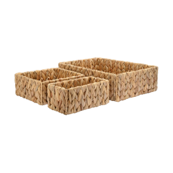 ΚΑΛΑΘΙΑ ΑΠΟΘΗΚΕΥΣΗΣ & ΟΡΓΑΝΩΣΗΣ FLORANA ΣΕΤ 3 ΤΜΧ. 36×26×10cm - 20×20×8.5cm - 20×11×8.5cm