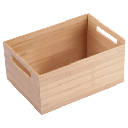 ΚΟΥΤΙ ΟΡΓΑΝΩΣΗΣ BAMBOO ESSENTIALS ΜΕ ΛΑΒΕΣ 37x26x16.5cm ΣΤΟΙΒΑΖΟΜΕΝΟ
