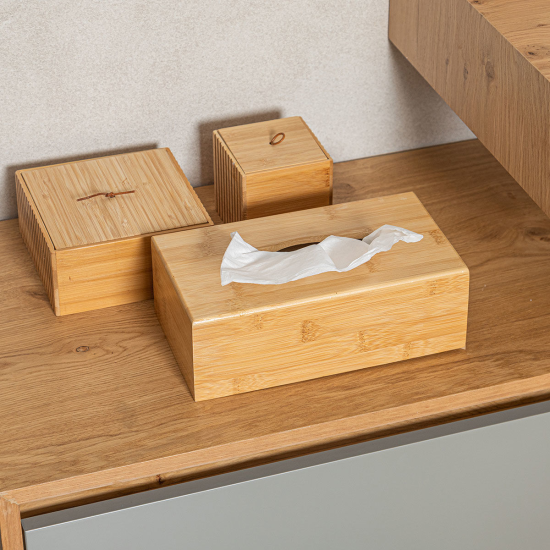 ΘΗΚΗ ΓΙΑ ΧΑΡΤΟΜΑΝΤΗΛΑ BAMBOO ESSENTIALS 24x14x8.5cm