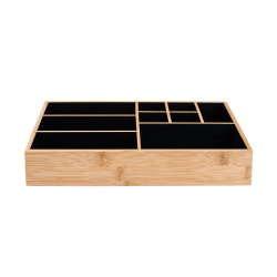 ΘΗΚΗ ΟΡΓΑΝΩΣΗΣ ΚΑΛΛΥΝΤΙΚΩΝ BAMBOO ESSENTIALS 9 ΘΕΣΕΩΝ 33x21x9cm