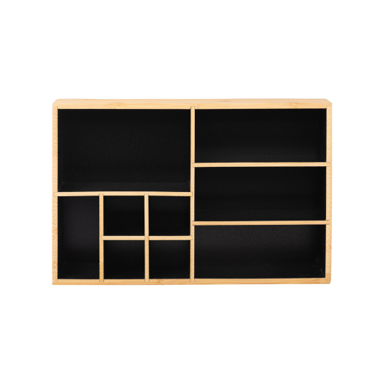 ΘΗΚΗ ΟΡΓΑΝΩΣΗΣ ΚΑΛΛΥΝΤΙΚΩΝ BAMBOO ESSENTIALS 9 ΘΕΣΕΩΝ 33x21x9cm