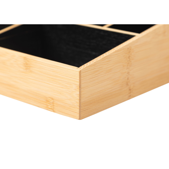 ΘΗΚΗ ΟΡΓΑΝΩΣΗΣ ΚΑΛΛΥΝΤΙΚΩΝ BAMBOO ESSENTIALS 9 ΘΕΣΕΩΝ 33x21x9cm