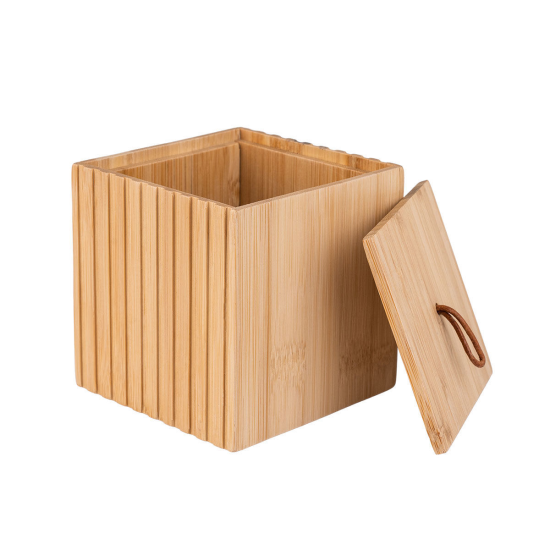 ΚΟΥΤΙ ΑΠΟΘΗΚΕΥΣΗΣ ΚΑΙ ΟΡΓΑΝΩΣΗΣ BAMBOO ESSENTIALS 9x9x8cm
