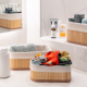 ΚΑΛΑΘΙ ΟΡΓΑΝΩΣΗΣ BAMBOO ESSENTIALS 30x20cm ME ΕΠΕΝΔΥΣΗ