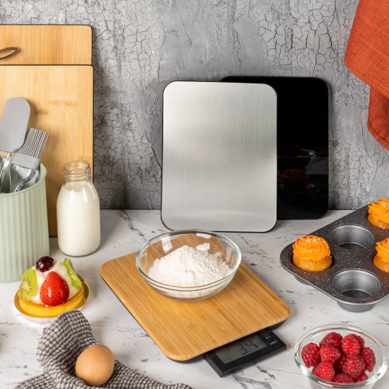 ΖΥΓΑΡΙΑ ΚΟΥΖΙΝΑΣ SCALE 10 ΨΗΦΙΑΚΗ ΜΕΓΙΣΤΟY ΒΑΡΟΥΣ 10kg BAMBOO