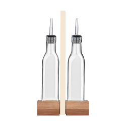 ΜΠΟΥΚΑΛΙΑ ΓΙΑ ΛΑΔΙ & ΞΥΔΙ ALLURE 2x280ml ΜΕ ΞΥΛΙΝΗ ΒΑΣΗ