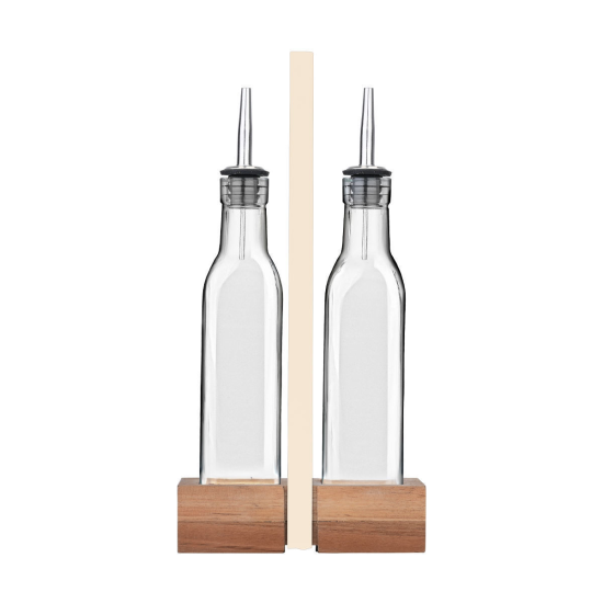 ΜΠΟΥΚΑΛΙΑ ΓΙΑ ΛΑΔΙ & ΞΥΔΙ ALLURE 2x280ml ΜΕ ΞΥΛΙΝΗ ΒΑΣΗ