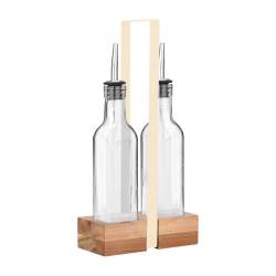 ΜΠΟΥΚΑΛΙΑ ΓΙΑ ΛΑΔΙ & ΞΥΔΙ ALLURE 2x280ml ΜΕ ΞΥΛΙΝΗ ΒΑΣΗ