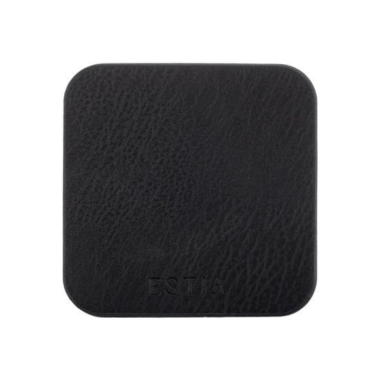 ΣΟΥΒΕΡ ALLURE PVC 10x10cm ΜΑΥΡΟ ΣΕΤ 4 ΤΕΜ.