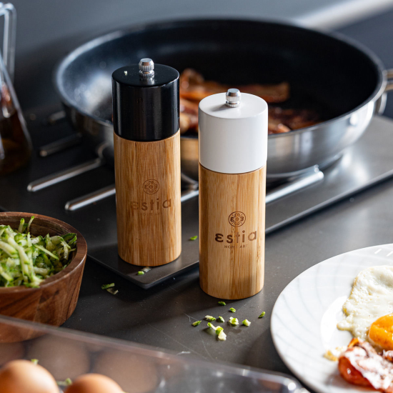 ΜΥΛΟΣ ΓΙΑ ΑΛΑΤΙ/ΠΙΠΕΡΙ BAMBOO ESSENTIALS 5x16cm ΜΑΥΡΟΣ