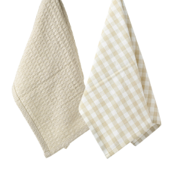 ΠΕΤΣΕΤΑ ΚΟΥΖΙΝΑΣ CASA 45x65cm ΜΠΕΖ ΣΕΤ 2ΤΕΜ.