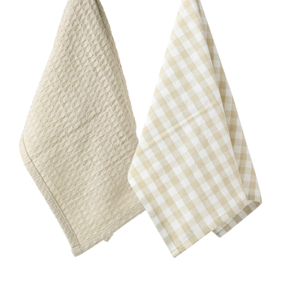 ΠΕΤΣΕΤΑ ΚΟΥΖΙΝΑΣ CASA 45x65cm ΜΠΕΖ ΣΕΤ 2ΤΕΜ.