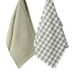 ΠΕΤΣΕΤΑ ΚΟΥΖΙΝΑΣ CASA 45x65cm ΓΚΡΙ ΣΕΤ 2ΤΕΜ.